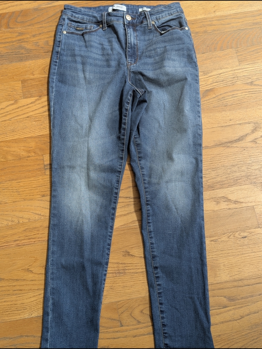 Nine West Women's Medium Dark Blue Skinny Jeans